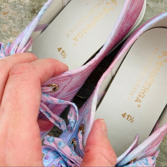 ♥️ LoveShackFancy ♥️ Superga Pastel Multi Sneakers - Picture 12 of 13